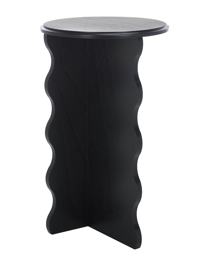 Safavieh Lilith Wavy Accent Table In Black