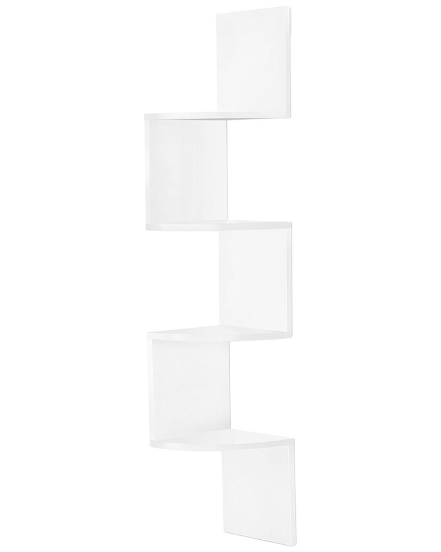Sorbus 5-tier Floating Corner Wall Shelf