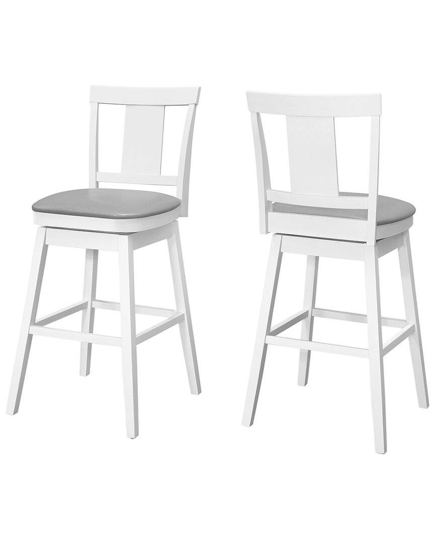 Monarch Specialties Barstool In White