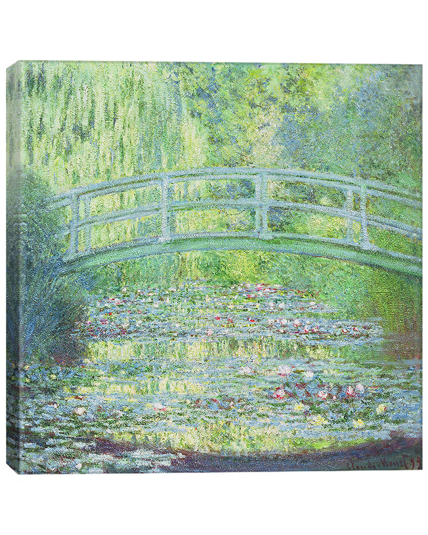Icanvas The Waterlily Pond With The Japanese Bridge, Canvas Wall Art