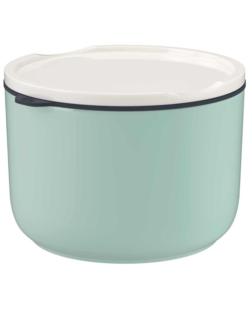 Like By Villeroy & Boch To Go & To Stay Lunch Box Large Round Mineral In Green