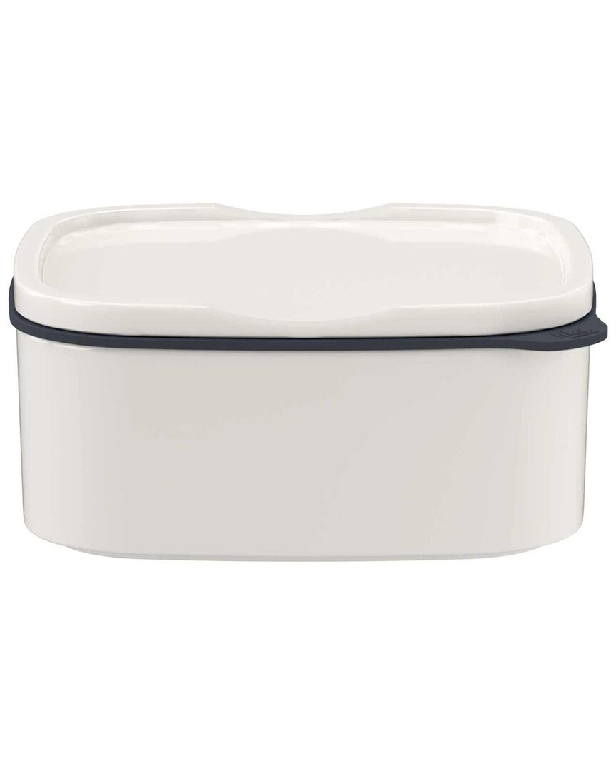 Like By Villeroy & Boch Discontinued  To Go & To Stay Lunch Box Small Rectangular In White