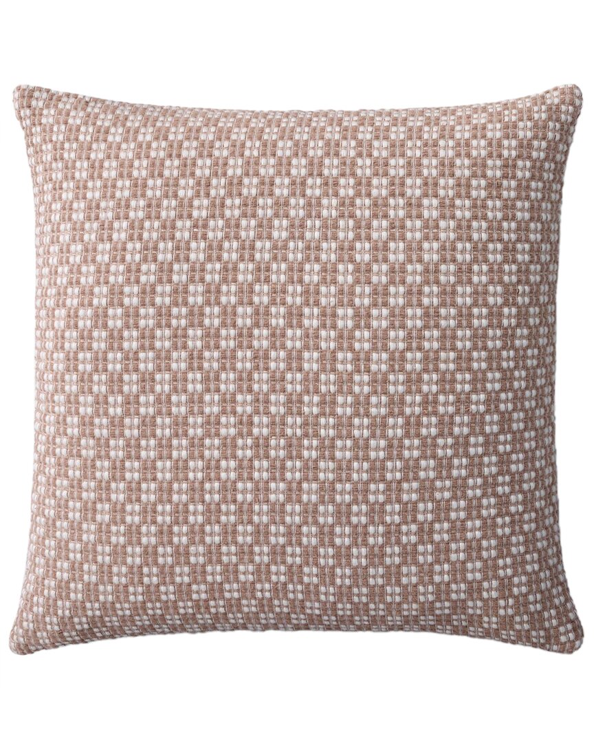 Loloi Ii Loloi 18x18in Pillow Cover With Down Insert In Ivory