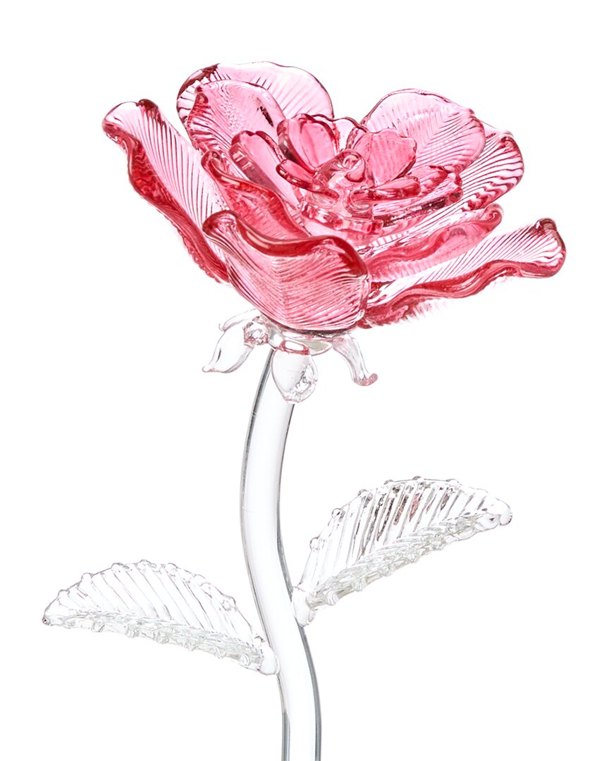 Waterford Fleurology Pink Rose In Pink