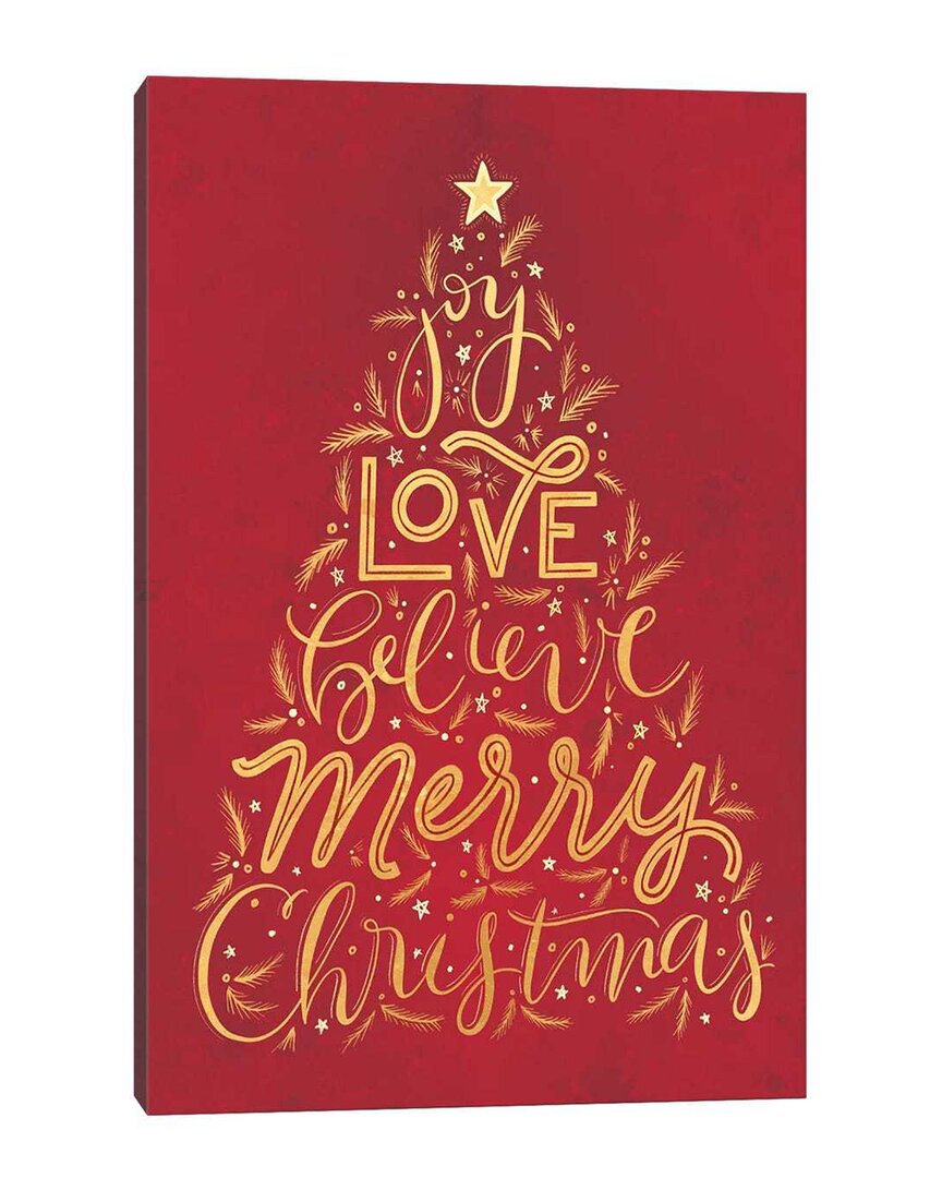 Icanvas Brilliant Shiny Christmas Ii Wall Art