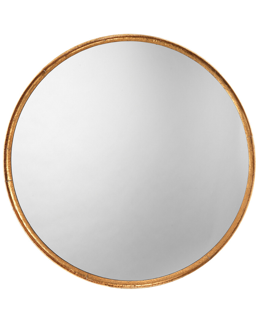 Jamie Young Refined Round Mirror In Gold