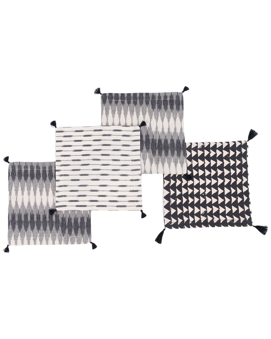 Amity Home Set Of 4 Lana Cocktail Napkins