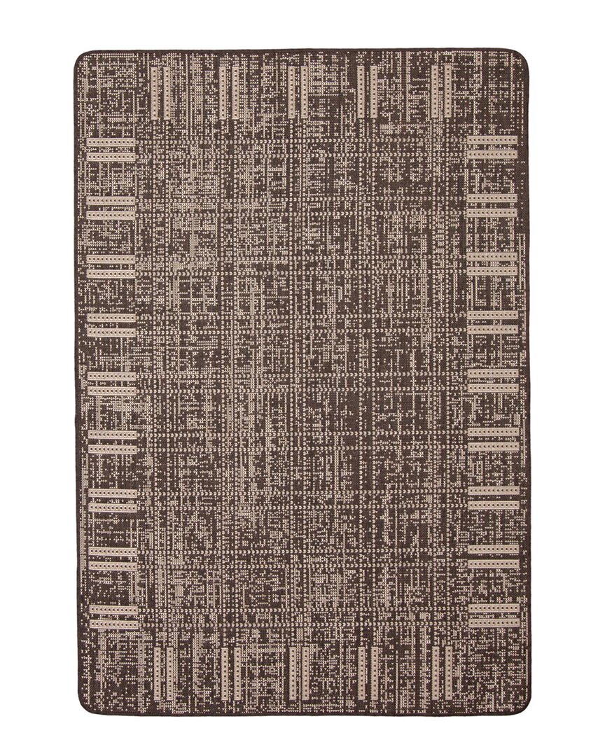 Ecarpet Solea Textured Anti-slip Mat In Chocolate