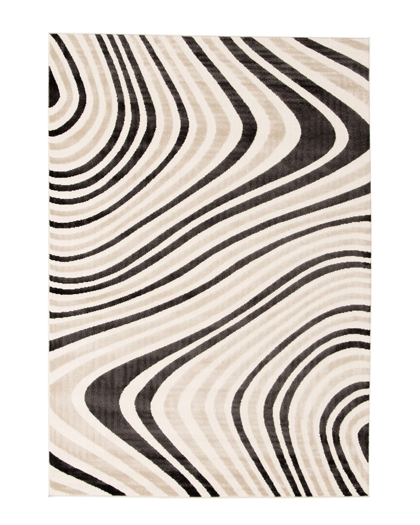 Ecarpet Zuma Modern Abstract Rug In Taupe