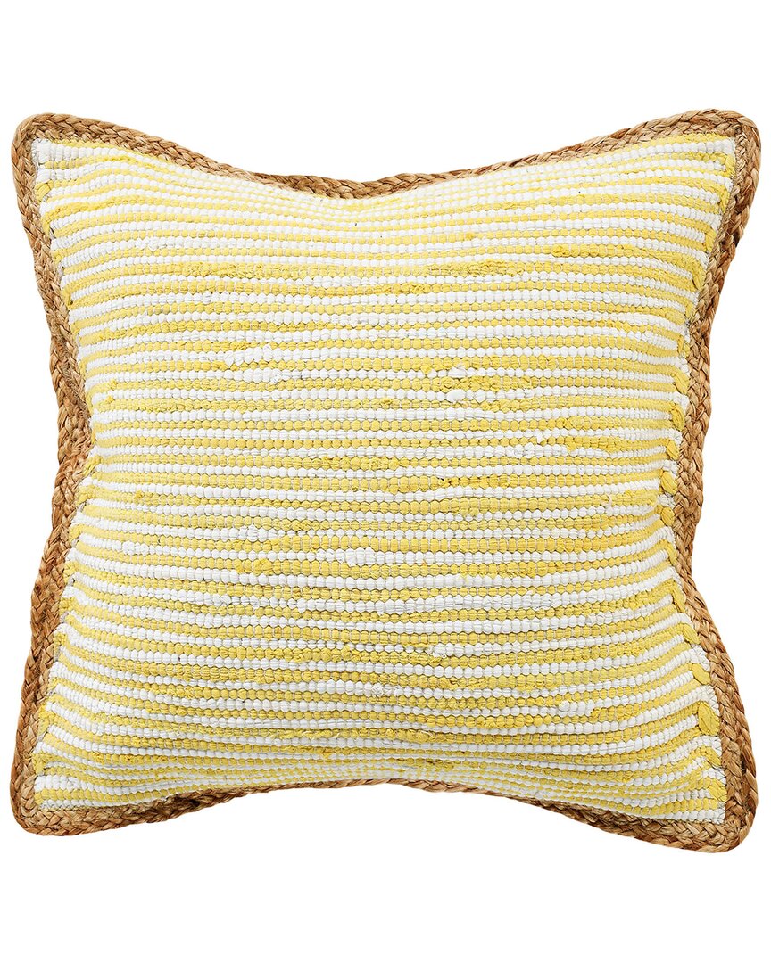 Lr Home Rodha Striped Throw Pillow In Yellow