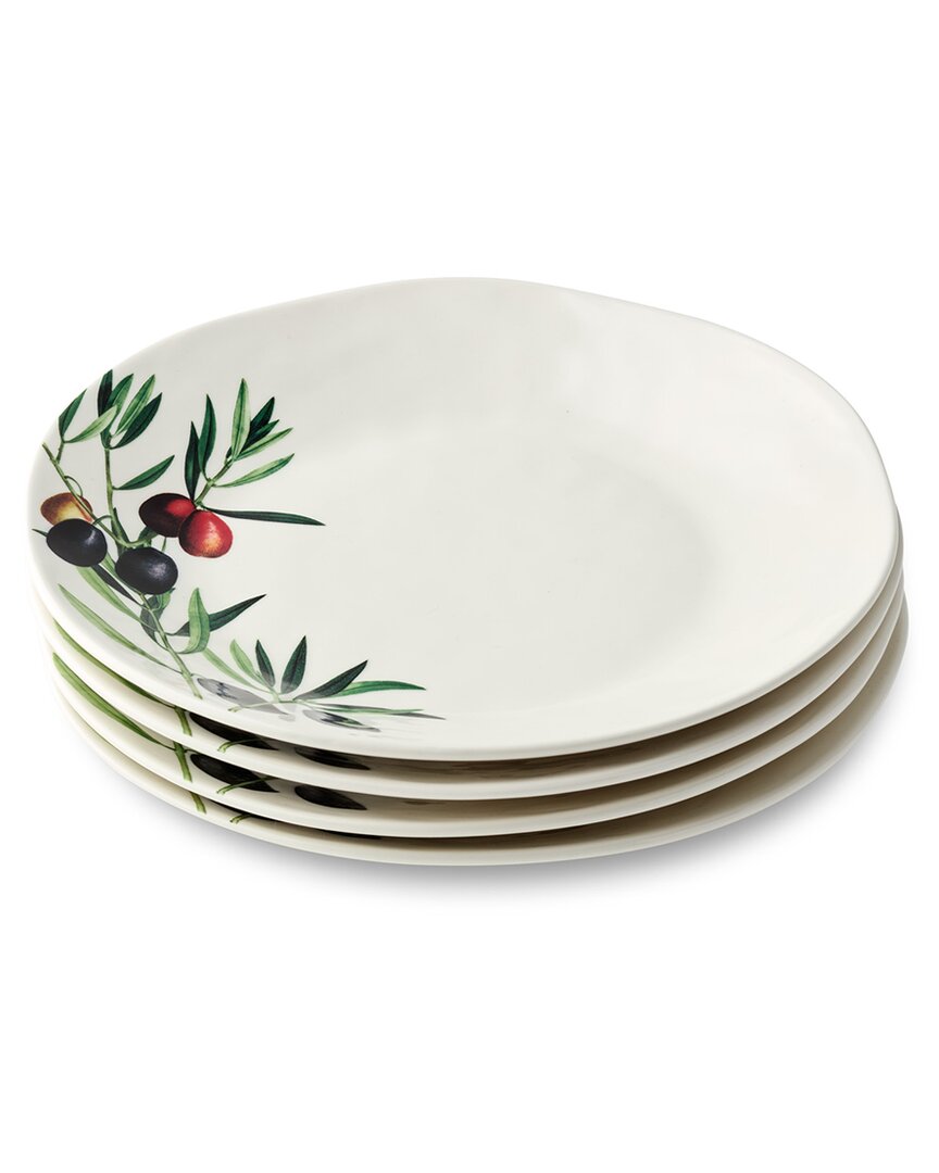 Certified International Olivia Set Of 4 Salad Plates
