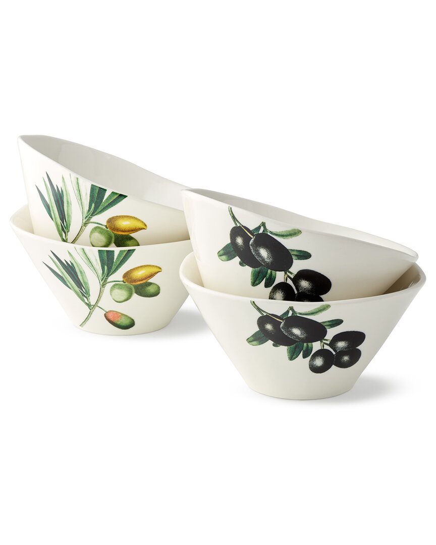 Certified International Olivia Set Of 4 Ice Cream Bowls
