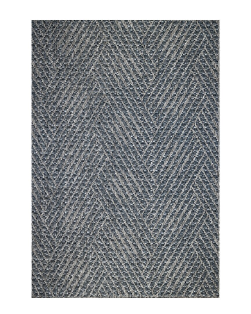 Ar Rugs Maryland Abbel Geometric Runner Rug In Blue