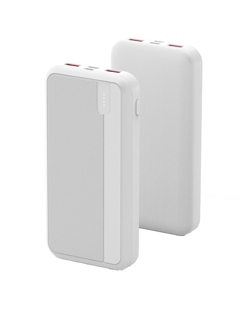 Fresh Fab Finds 10000mah White Fast Charging Power Bank