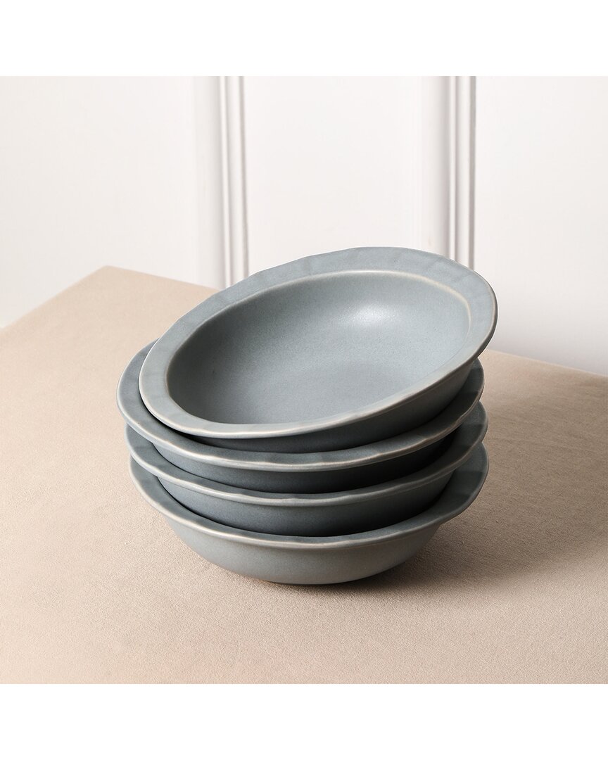 Stone Lain Oasis 4pc Pasta Stoneware Bowl Set