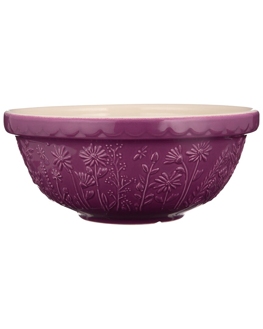 Mason Cash In The Meadow Daisy Mixing Bowl 11in In Purple