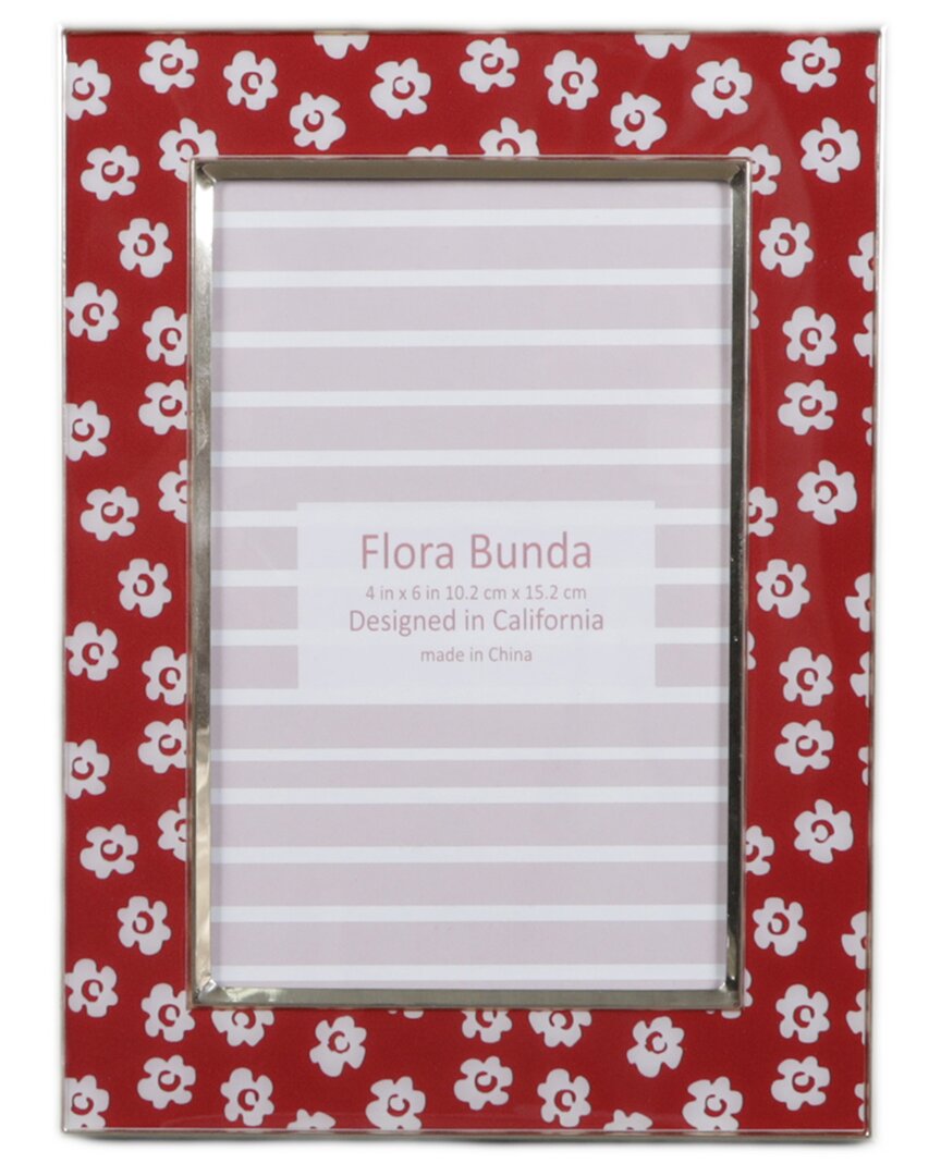 Flora Bunda 4x6 Floral Photo Frame In Multi