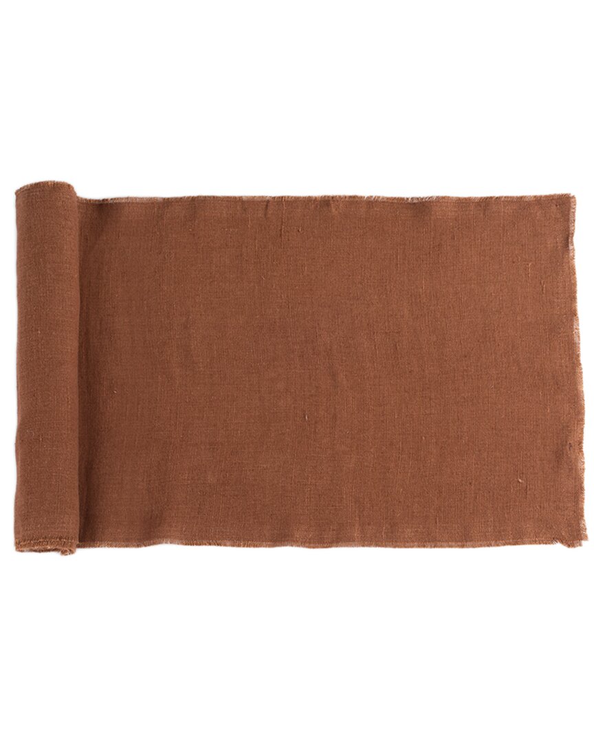 Amity Home Ranier 108in Linen Table Runner