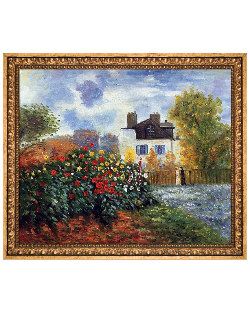 Museum Masters The Garden Of Monet At Argenteuil 1873 By Claude Monet Oil Reproduction