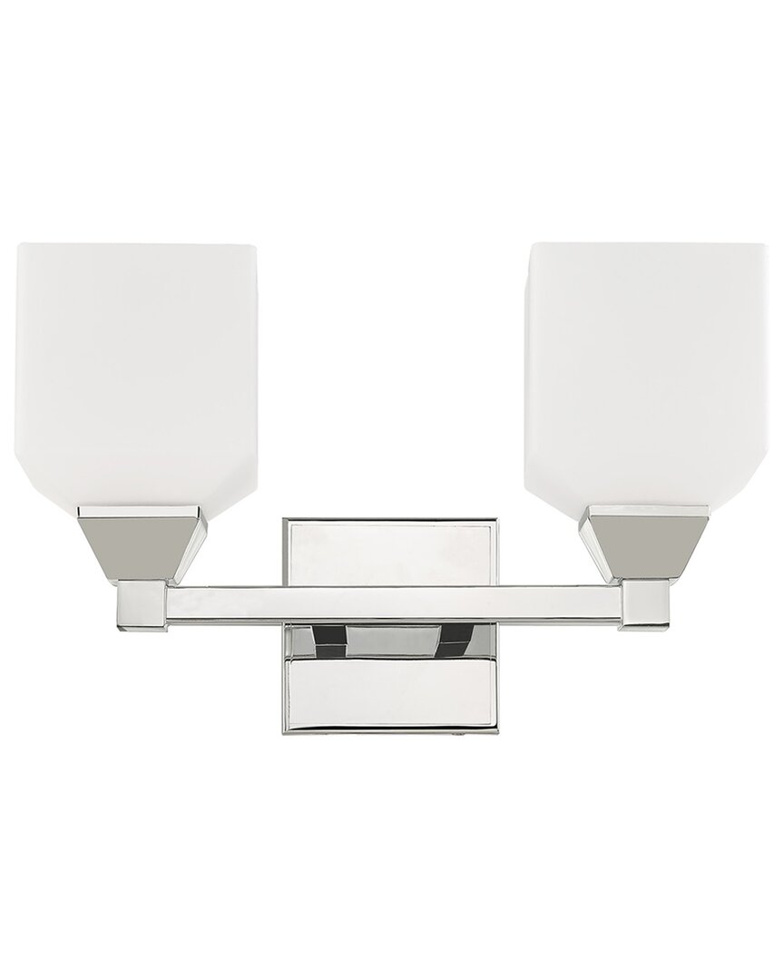 Livex Lighting Aragon 2 Lt Polished Chrome Bath Vanity