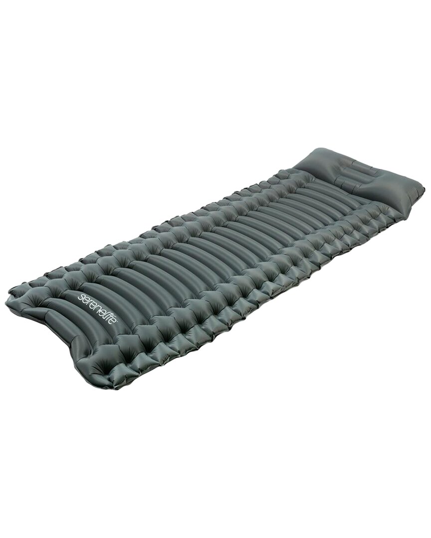 Serenelife Ultralight Sleeping Pad And Carrying Bag In Gray