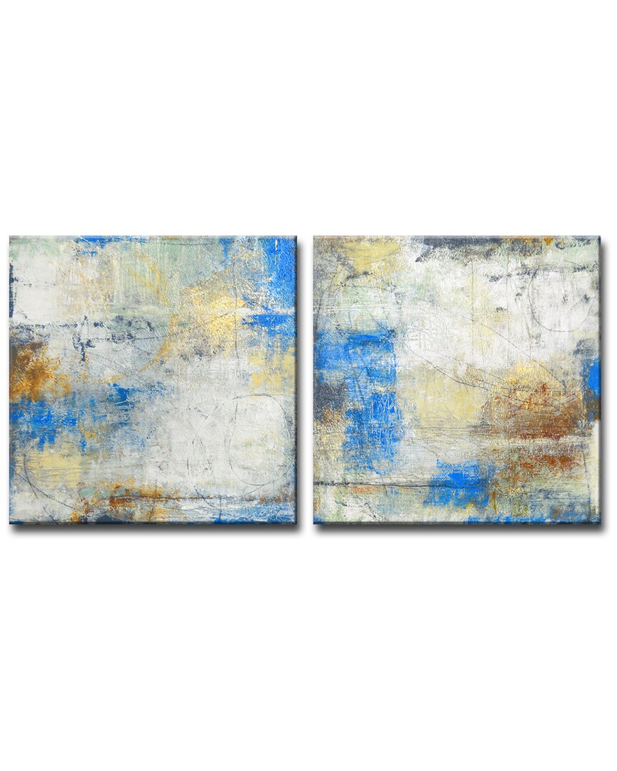 Ready2hangart Harbor View I/ii 2pc Wrapped Canvas Wall Art By Norman Wyatt