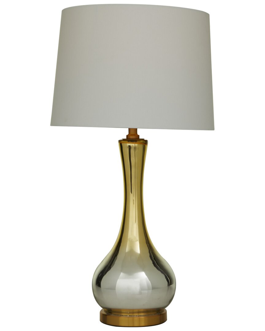 Peyton Lane Glam Glass Gold Table Lamp