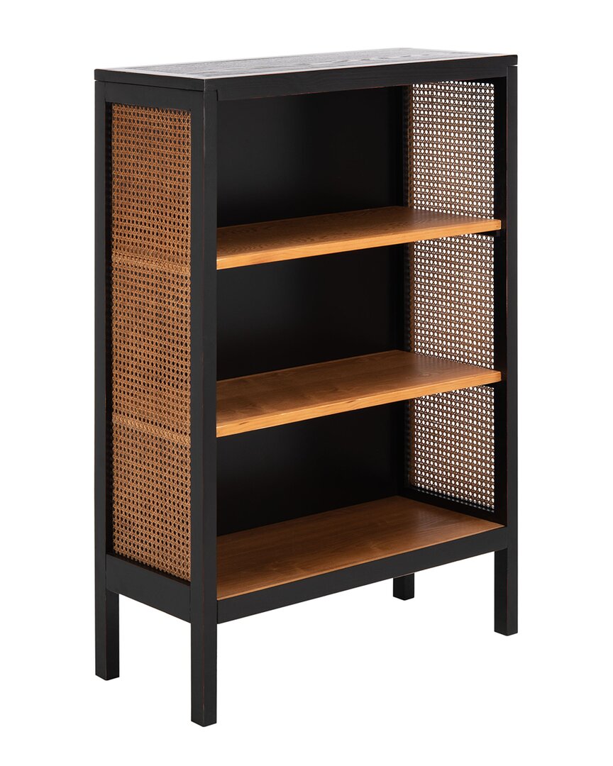 Safavieh Franz 3-shelf Wood Back Etagere In Black