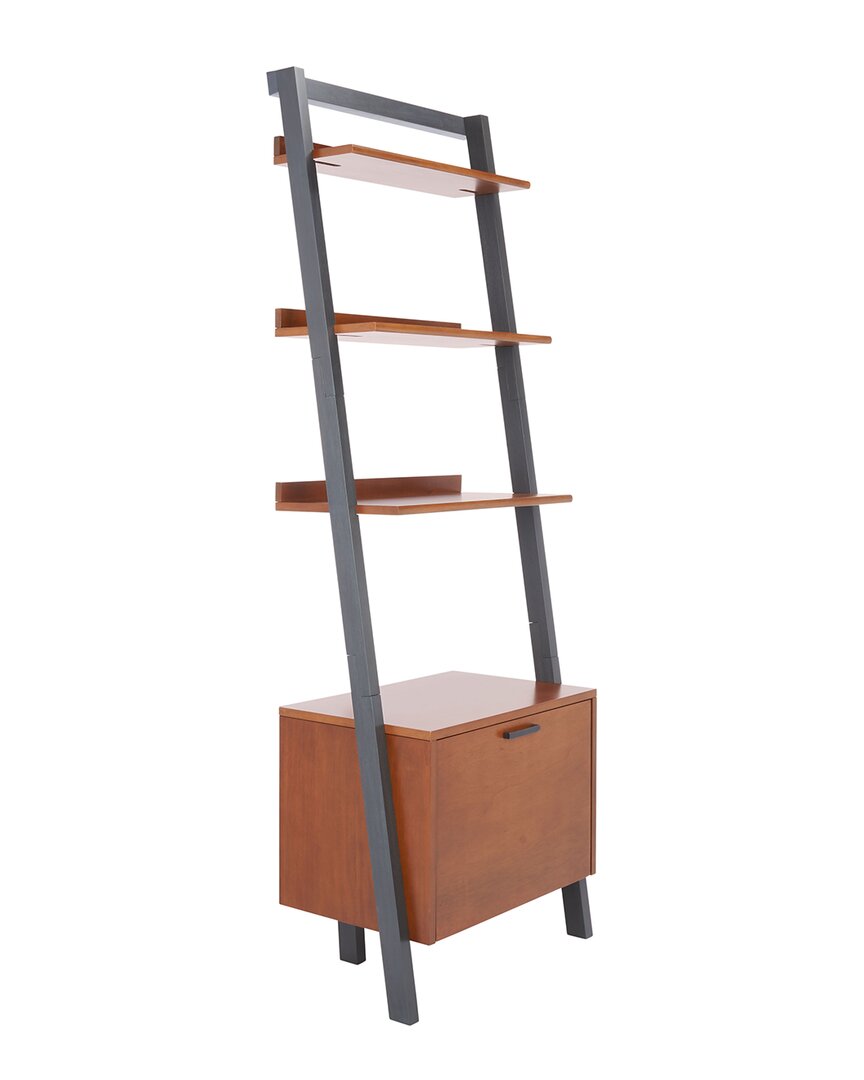 Safavieh Lavina 3-shelf 1 Door Etagere In Brown