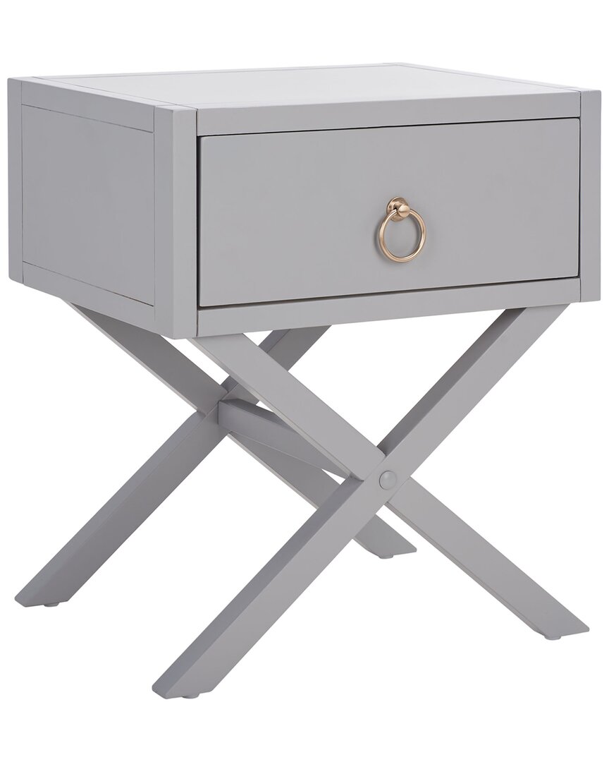Safavieh Odilia 1-drawer Nightstand In Grey