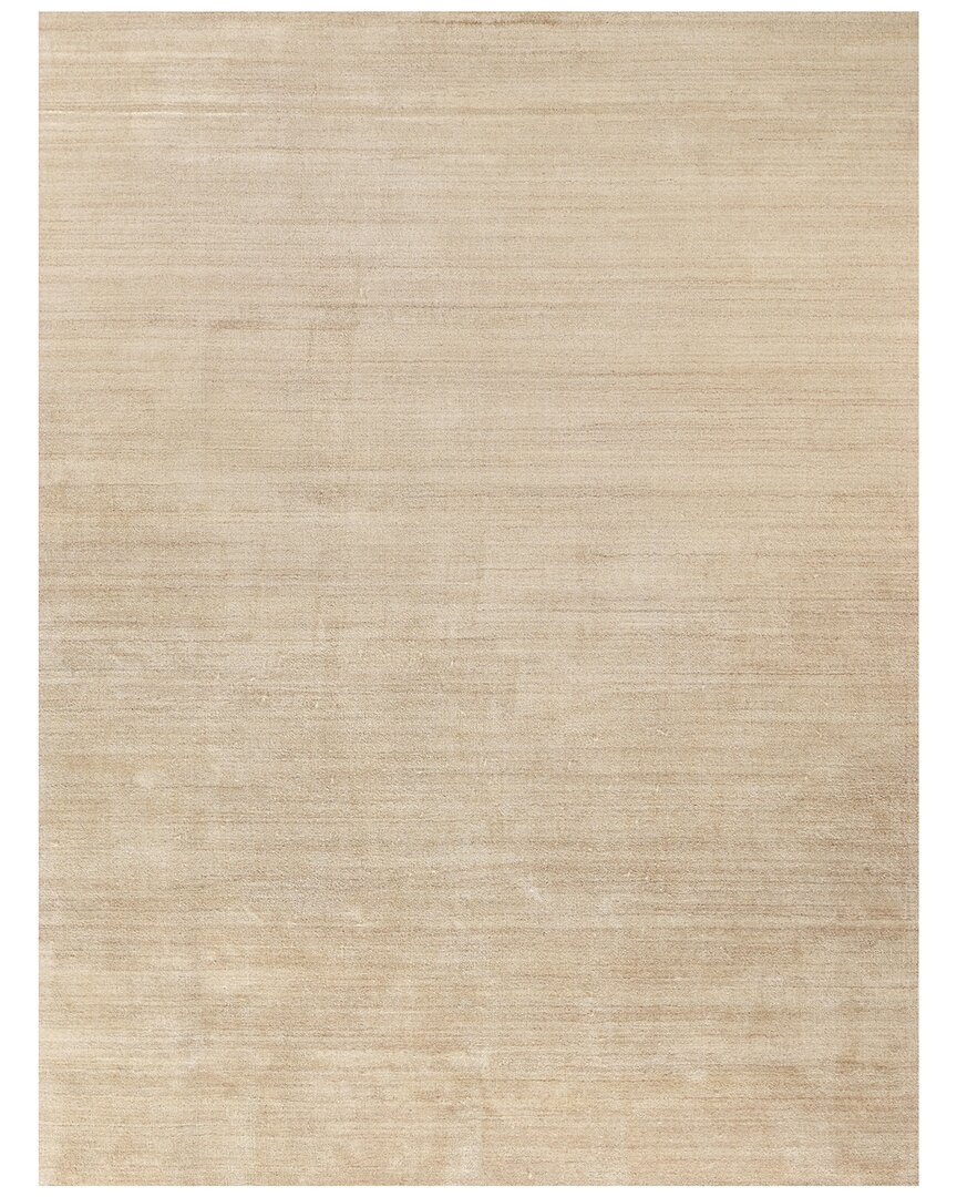 Exquisite Rugs Sanctuary Hand-loomed New Zealand Wool & Bamboo Silk Linen Area Rug