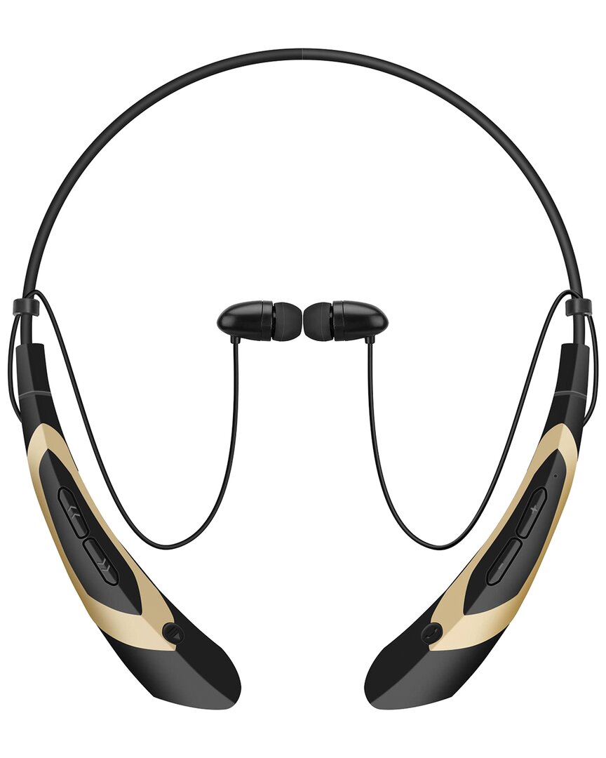 Fresh Fab Finds Wireless Neckband Headphones V5.0 In Gold