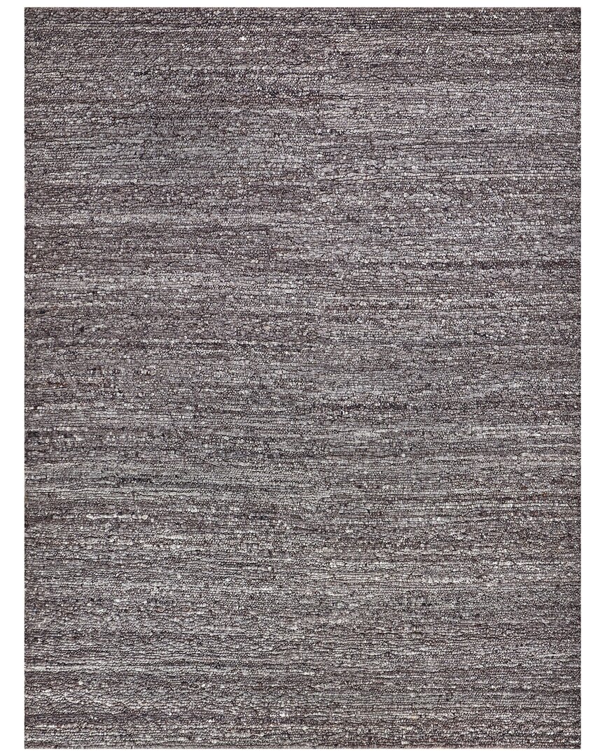 Exquisite Rugs Borelli Hand-loomed New Zealand Wool Area Rug In Gray