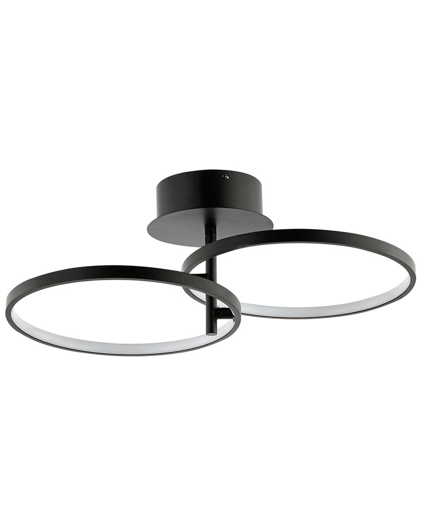 Safavieh Reyah Led Flush Miount In Black
