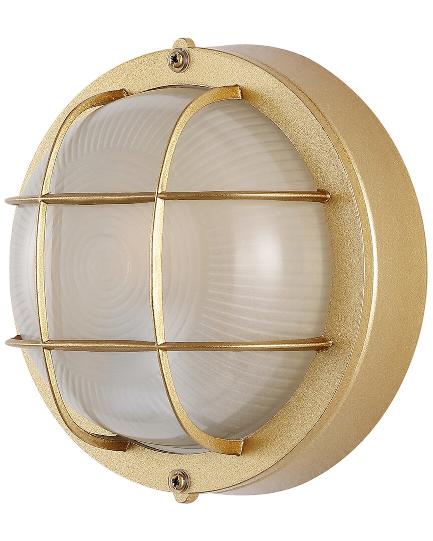 Safavieh Elson Outdoor Wall Sconce In Gold
