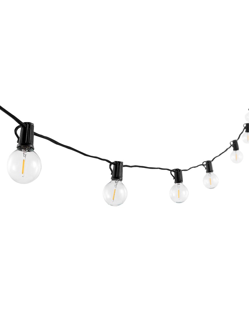 Safavieh Leigh Led Outdoor String Lights In Black