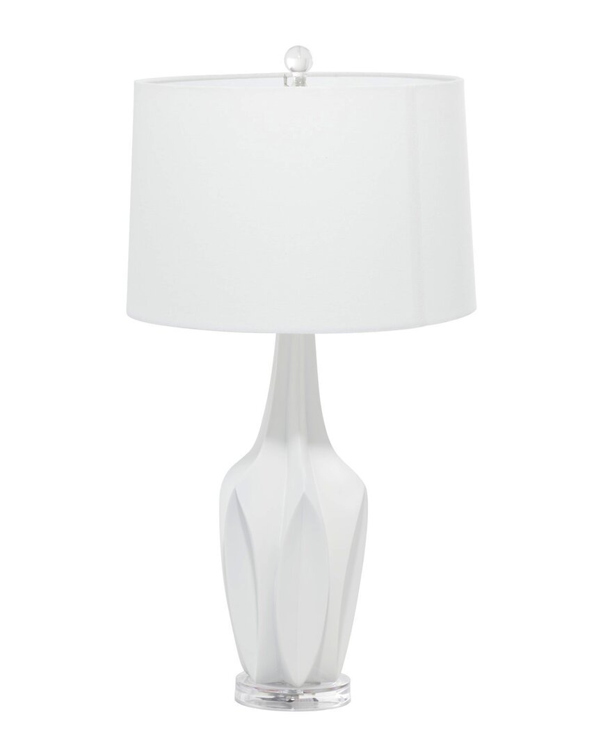 Peyton Lane Set Of 2 Coastal Table Lamp In White