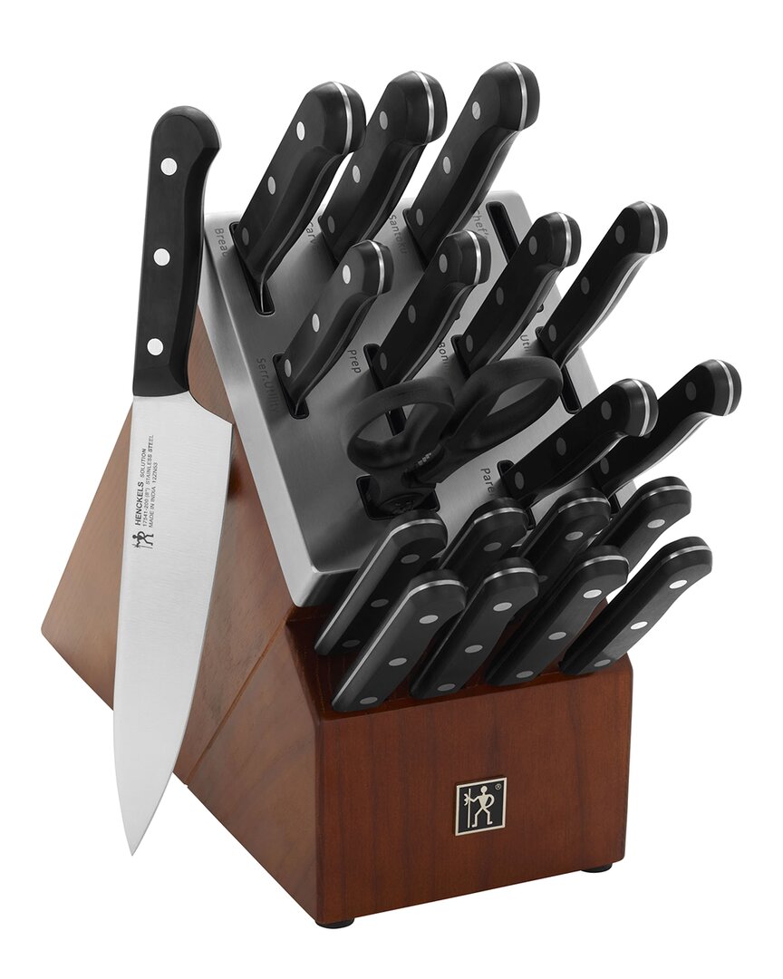 ZWILLING J.A. HENCKELS HENCKELS SOLUTION 20PC SELF-SHARPENING KNIFE BLOCK SET