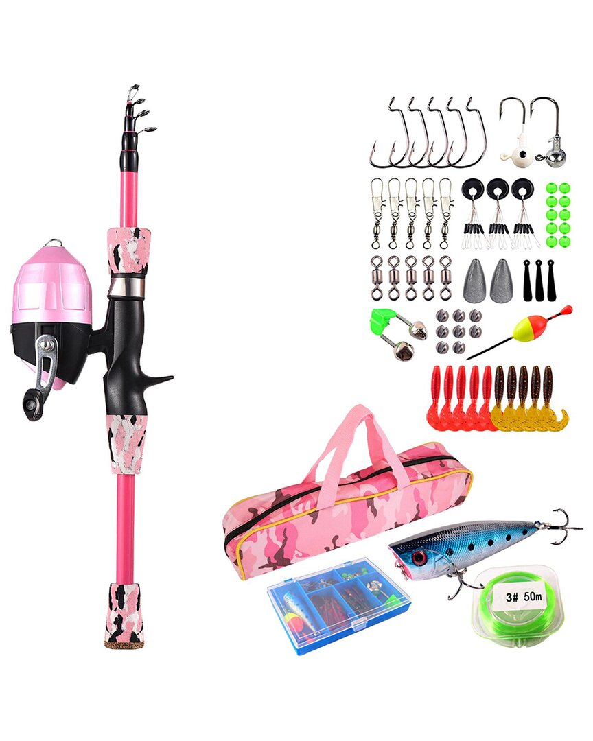 Fresh Fab Finds Kids Starting Pink Fishing Pole Set