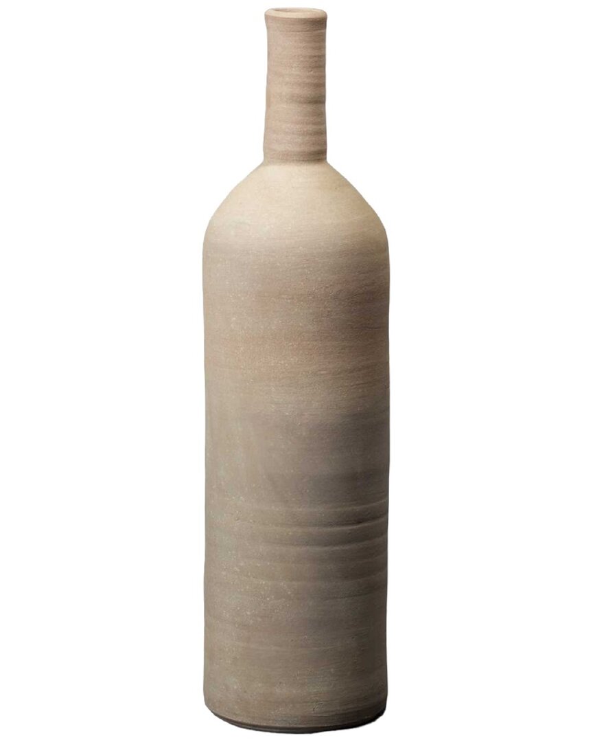 Bidkhome Terracotta Pot In White