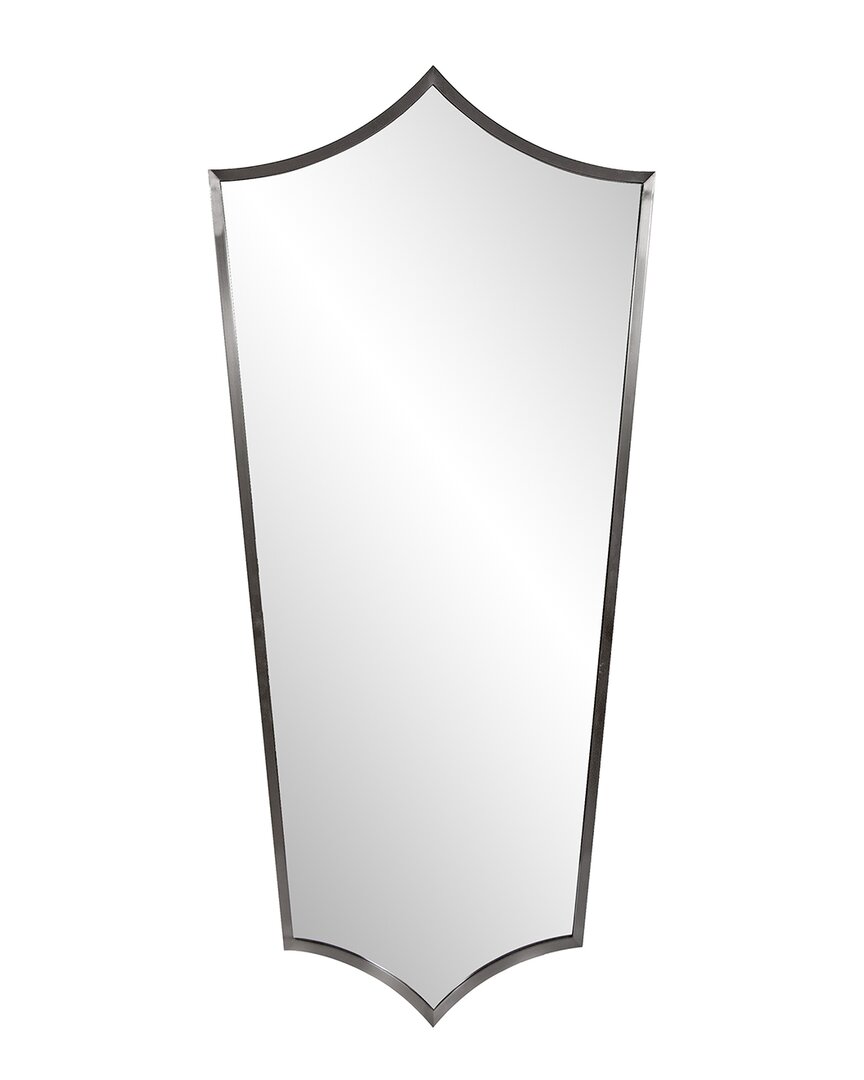Howard Elliott Antioch Brushed Titanium Shield Mirror In Metallic