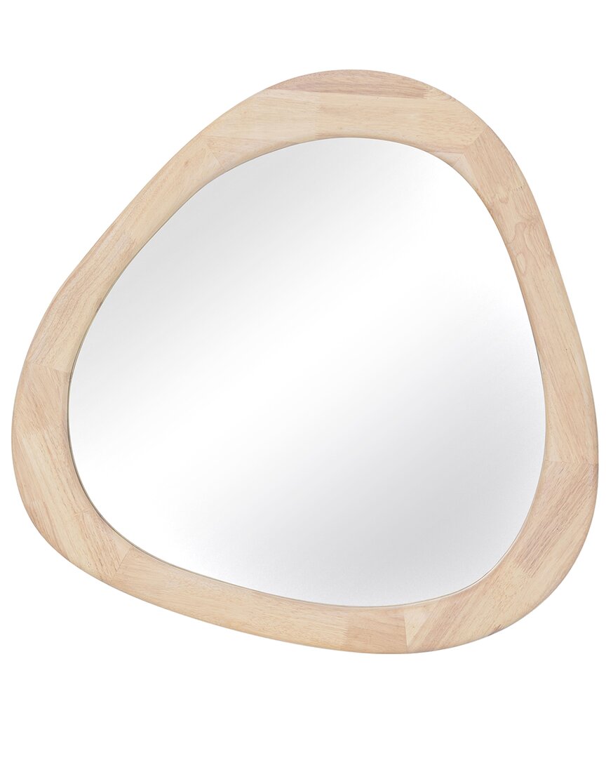 Tov Furniture Klaryss Wood Triangular Mirror