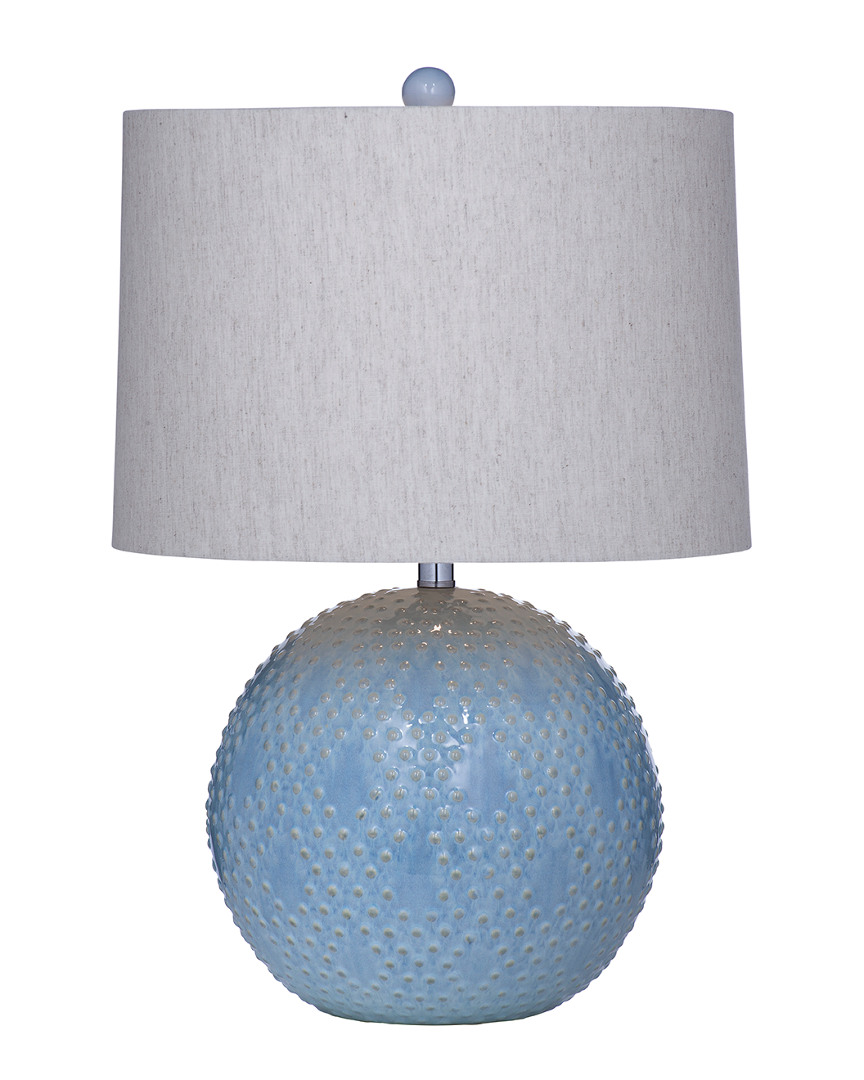 Bassett Mirror Kettler Table Lamp In Blue
