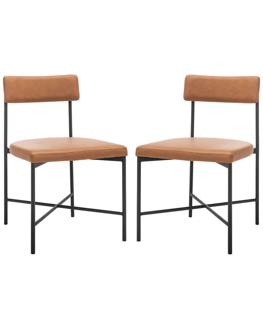 Safavieh Archer Dining Chair In Brown