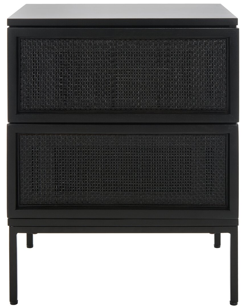 Safavieh Zadie 2-drawer Rattan Nightstand