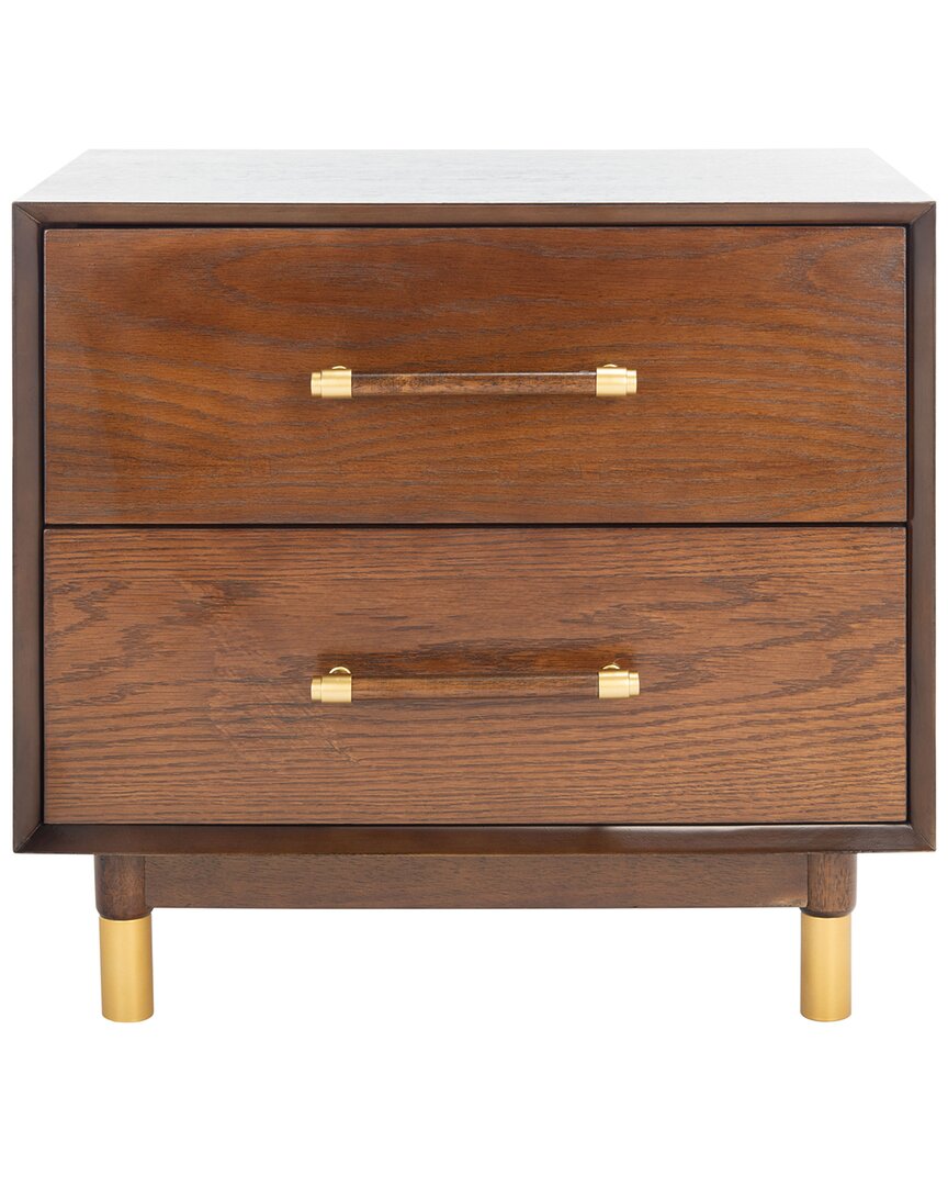 Safavieh Justice 2 Drawer Nightstand Nst6402c