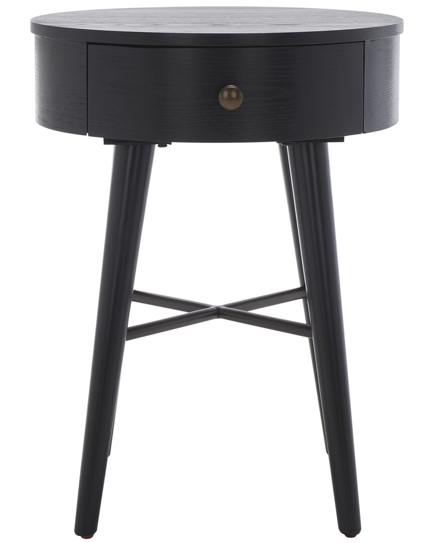 Safavieh Scully 1-drawer Nightstand In Black