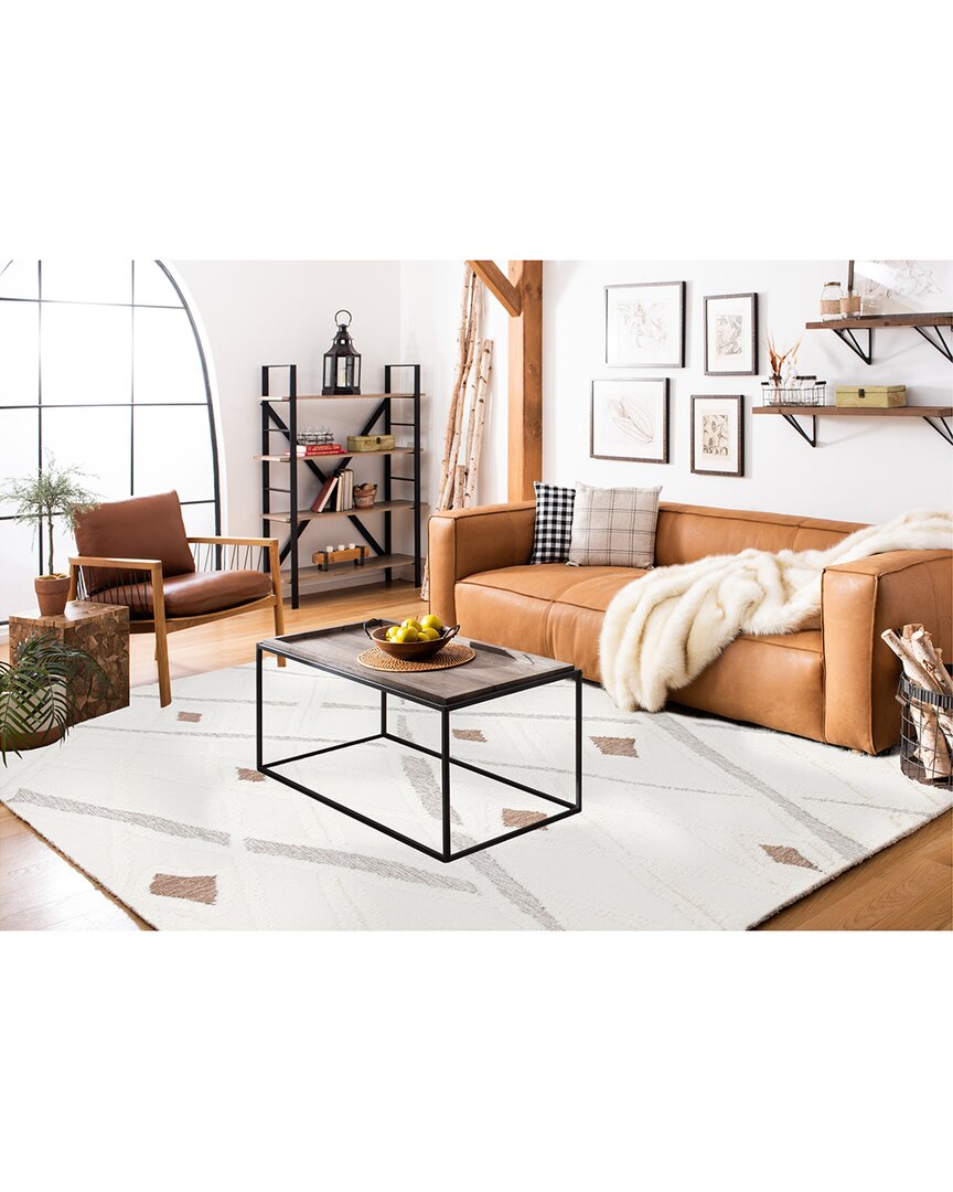 Safavieh Casablanca Wool-blend Rug In Ivory