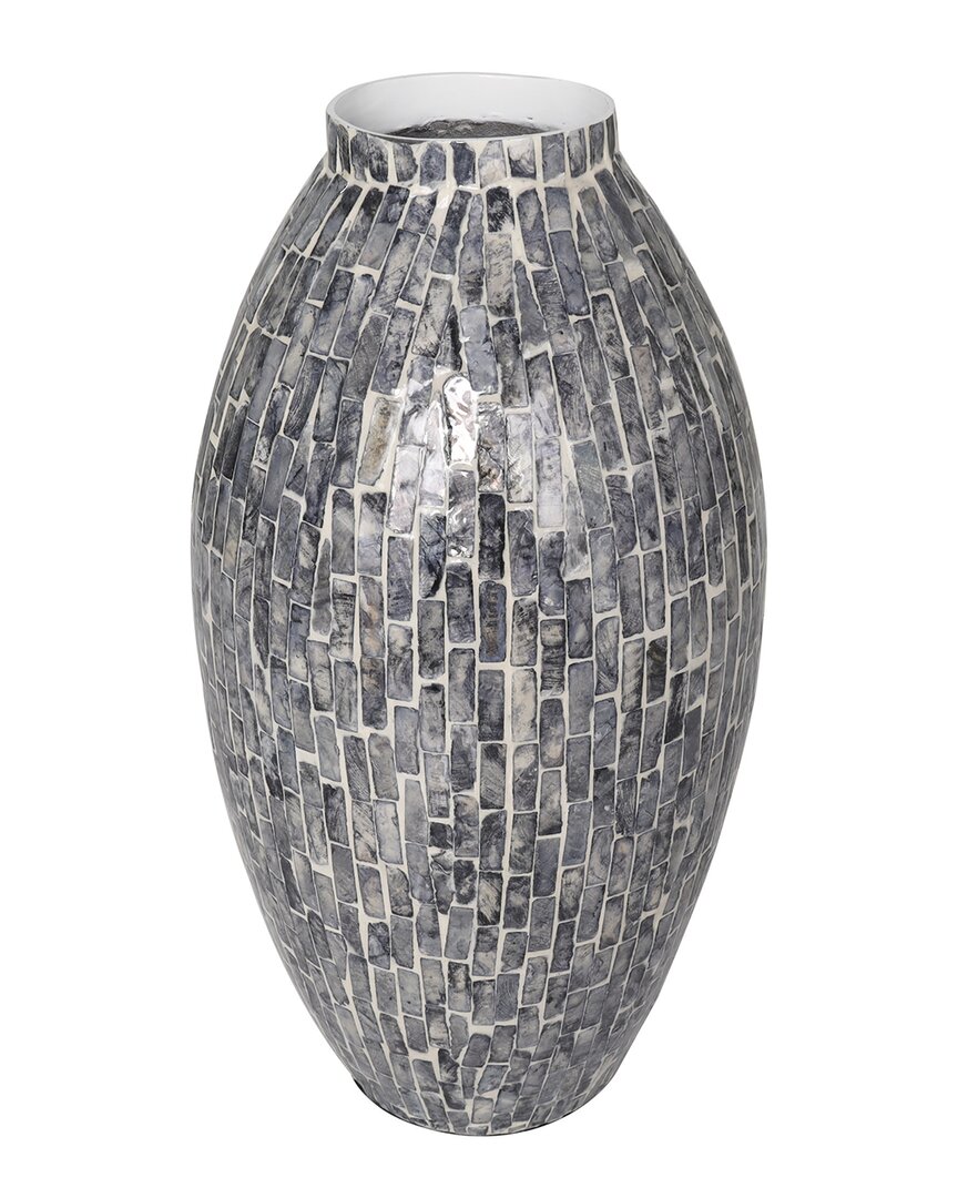 Peyton Lane Mother-of-pearl Handmade Mosaic Vase