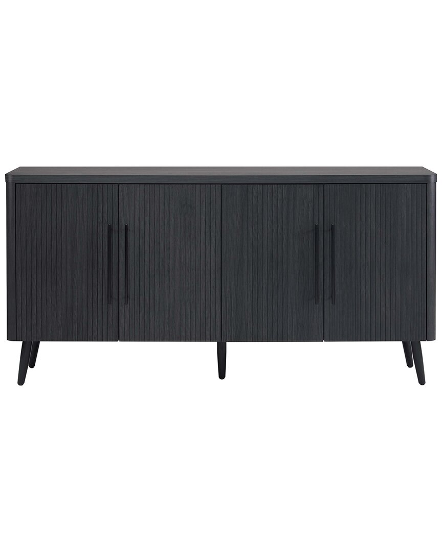 Manhattan Comfort Mid Century-modern Jodie 64.6in Sideboard In Grey